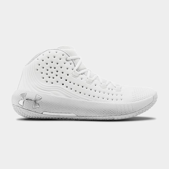 Under Armour HOVR Havoc 2 - Panske Basketbalove Topanky - Biele/Metal Strieborne